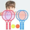 thumbnail image 1 of BEADCEST 2 Sets Small Tennis Racket Toy for Kids Entertainment and Sports Learning 10.4x5.5x1.2in, 1 of 8