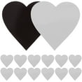 thumbnail image 1 of BEADCEST 30Pcs Heart Shaped Fridge Magnets Soft Magnet Assorted Color Diy Projects Home Refrigerator Decor, 1 of 8
