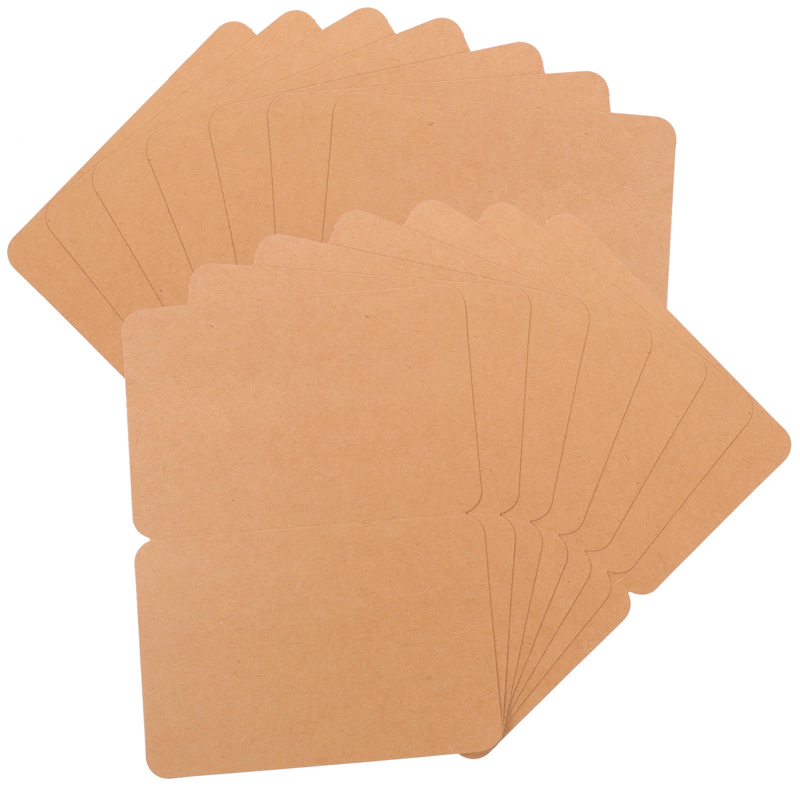 BEADCEST 50Pcs Brown Blank Kraft Paper Cards for DIY Party and Festival ...