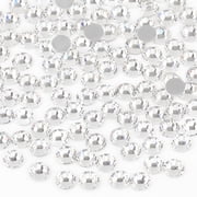 BEADSLAND Clear Rhinestones Flatback Crystal Rhinestone For Art Projects Craft supplies Dress embellishments Nail art SS30, 288PCS