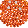 thumbnail image 1 of BEADSLAND Orange Rhinestones Flatback Crystal Rhinestones for Craft, SS20, 1440PCS, 1 of 4