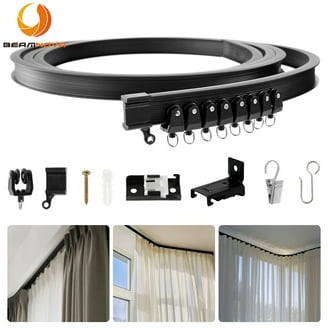drapes with fish hooks on sliders White Traverse Rod Slides Curtain Track Glider for Curtains(100 Pack) : Home & Kitchen Want a soft, romantic content