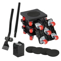 BEAMNOVA Furniture Dolly, Furniture Movers Sliders & Lifter Tool Set, Furniture Moving Tools with 360° Rotatable Universal 5 Wheels (Enhanced)