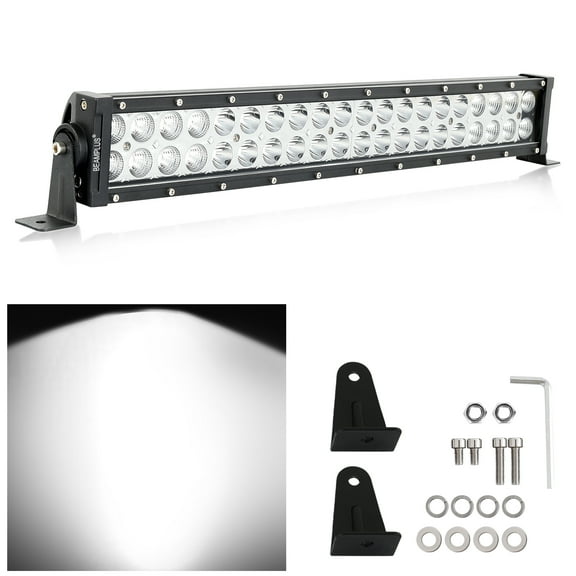 BEAMPLUS+ 22" 120W LED Waterproof Light Bar Fits SUV