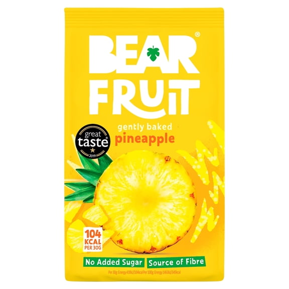 BEAR Fruit Dried Pineapple 100g, Imported from Britain