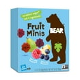 thumbnail image 1 of BEAR Fruit Minis Raspberry/Blueberry 3.5 oz, 5 Count, No Sugar Added Fruit Snacks, 1 of 6