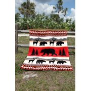 BEAR RUN JACQUARD BLANKET