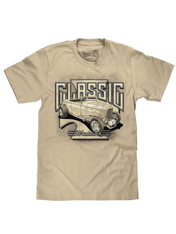 BEAR RUN Men's Classic Motors Hot Rod Car T-Shirt (XXL)