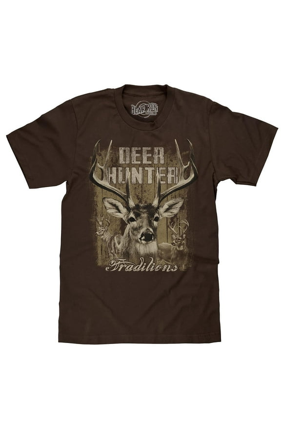 BEAR RUN Men's Deer Hunter Traditions Hunting T-Shirt (M)
