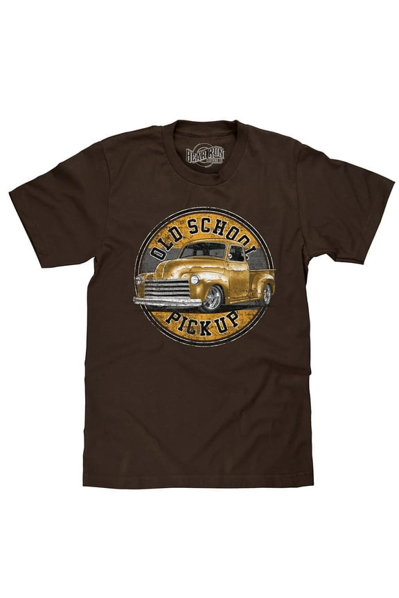 BEAR RUN Men's Old School 50s Pickup Truck T-Shirt (3XL)