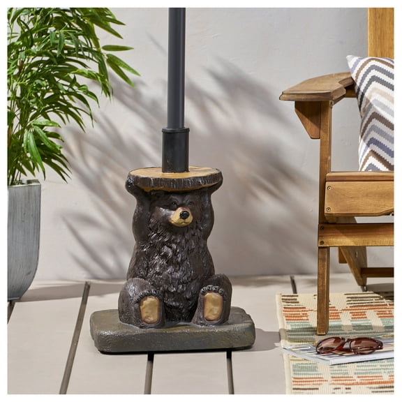 BEAR UMBRELLA BASE Dark Brown