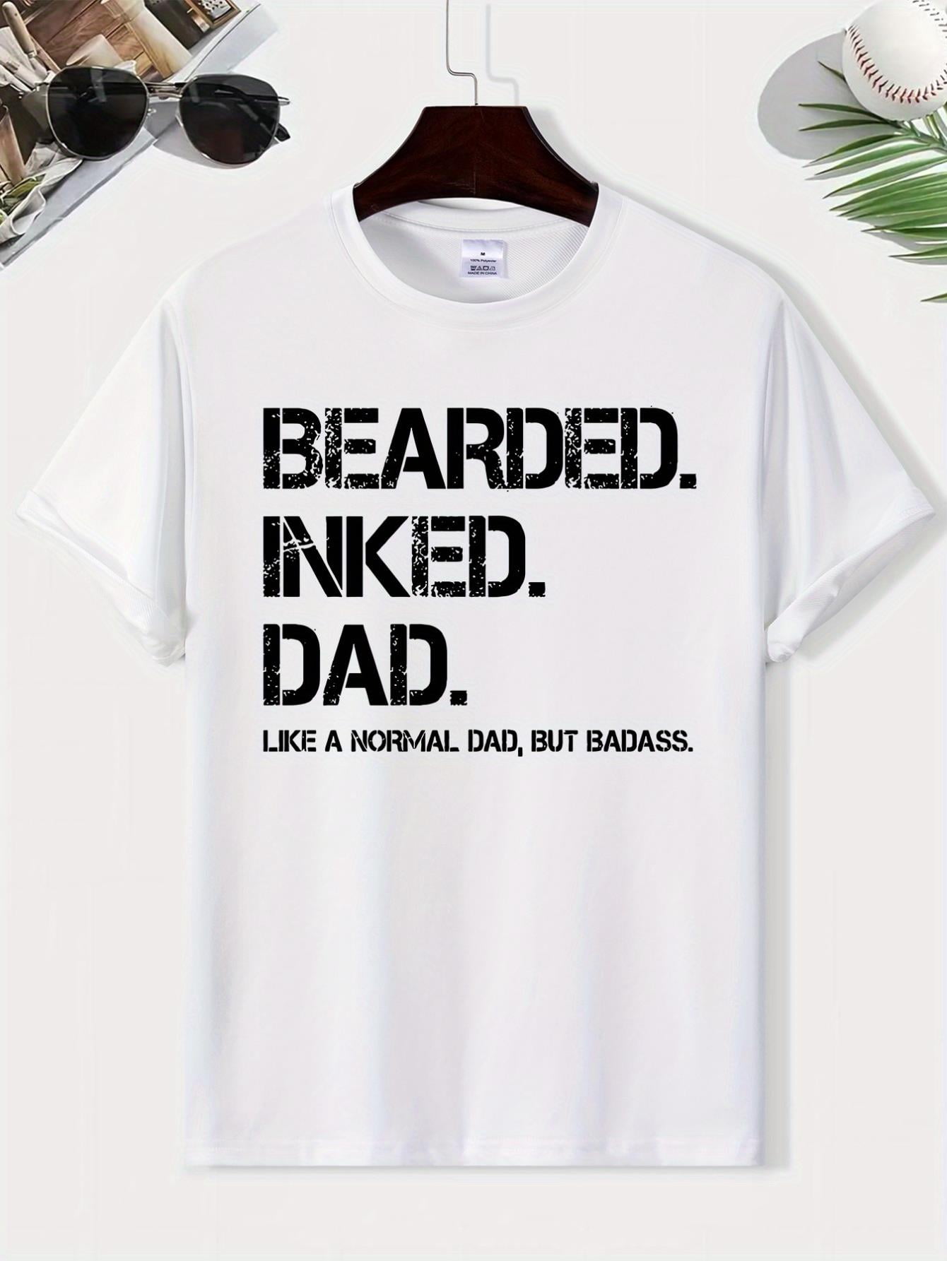Dad's Dude Patch Short Sleeve T-Shirt - Indigo
