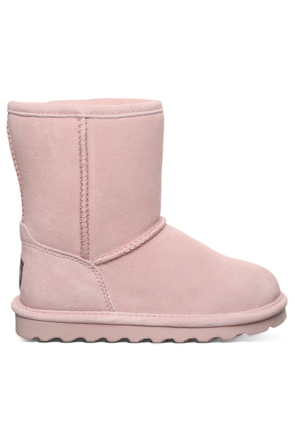 Elle Youth Rose Water Size 2 | Cozy Suede Winter Boots for Kids | Comfortable Slip-On Boots