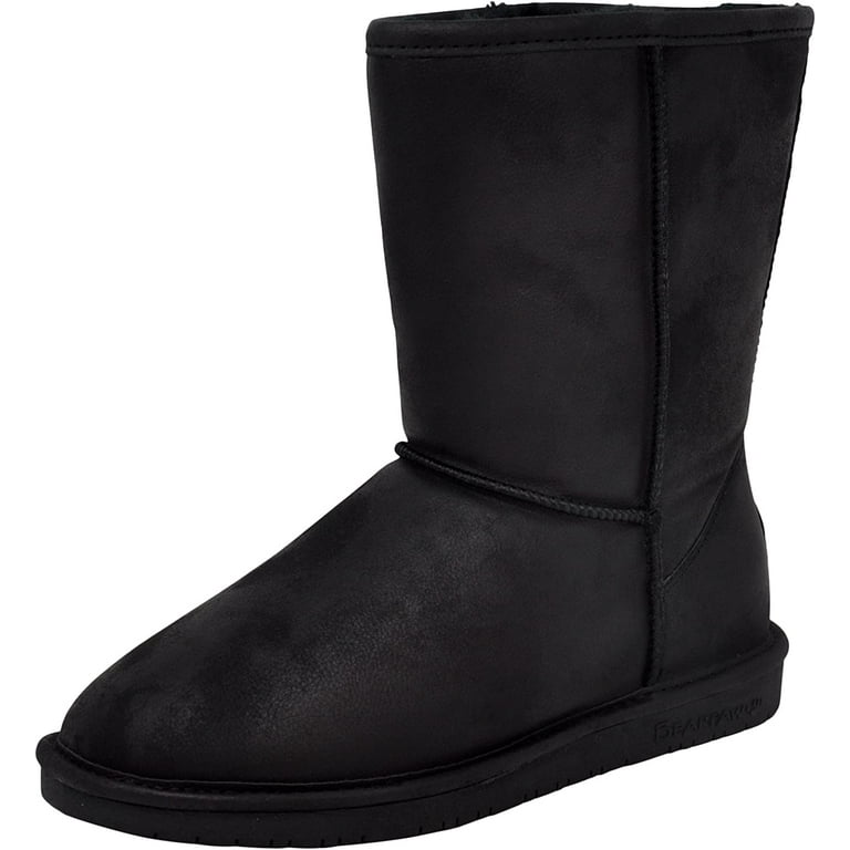 BEARPAW Emma Short Women s Classic Winter Slip On Boots Lightweight Suede Boots Multiple Colors 9.5 Black Ii Walmart