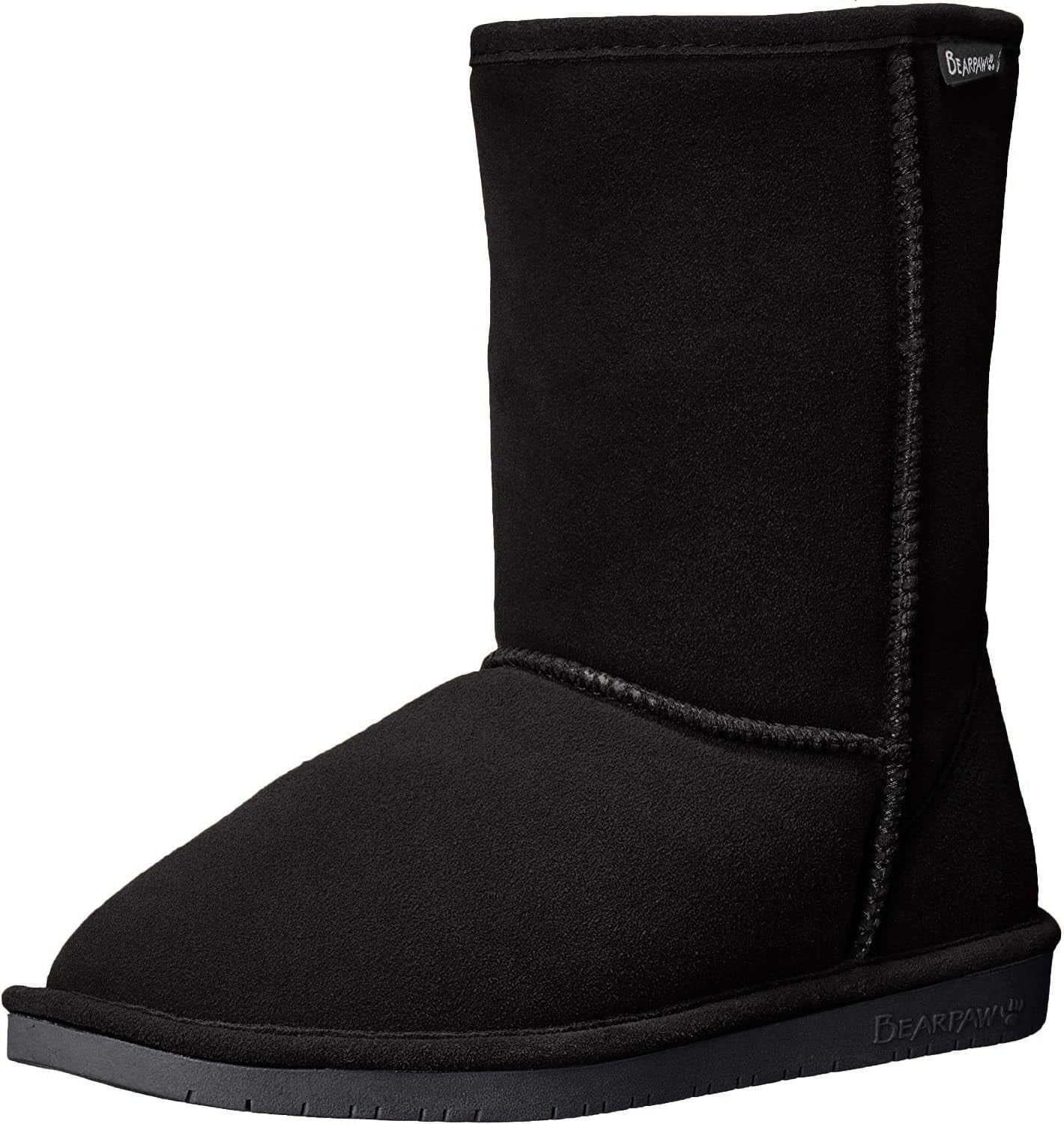 BEARPAW Emma Short Women's Classic Winter Slip On Boots, Lightweight