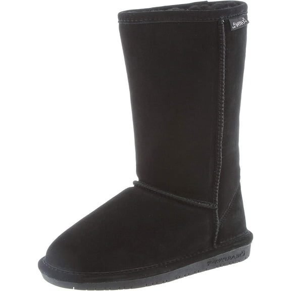 BEARPAW Emma Tall Youth Boot - Black - 1  Little Kid