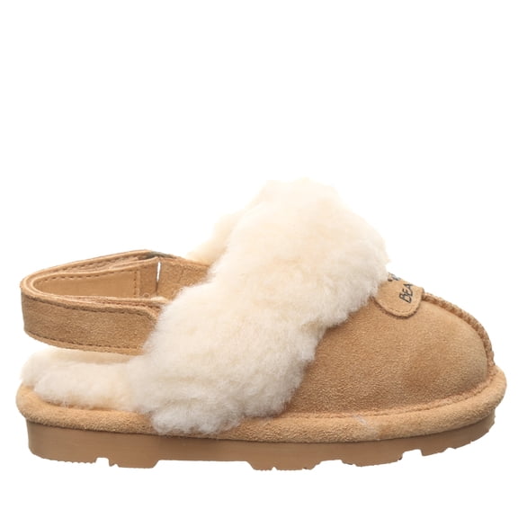 BEARPAW Loki Toddler Iced Coffee Slipper Size 9