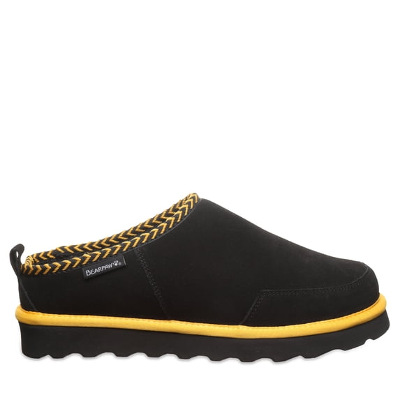 BEARPAW Men's Damian Teams Black/Yellow Boot Size 8