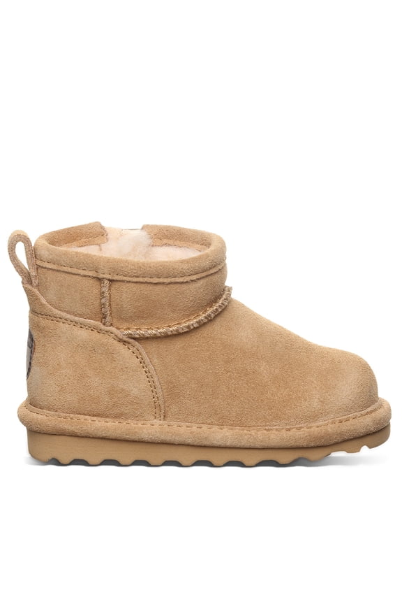 Shorty Toddler Iced Coffee Size 11 | Women's Ankle Boot | Women's Slip On Boot | Comfortable Winter Boot
