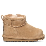 BEARPAW Shorty Toddler Iced Coffee Size 11 | Womens Ankle Boot | Womens Slip On Boot | Comfortable Winter Boot