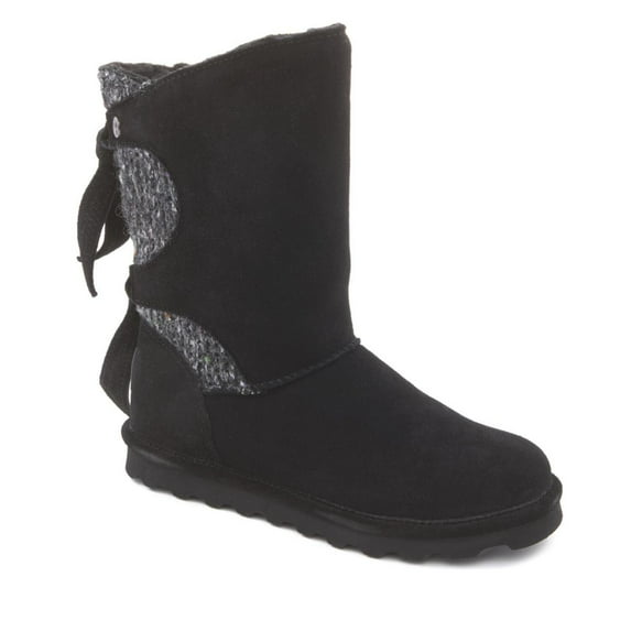 BEARPAW Willow Suede Tie Detail Boot with NeverWet