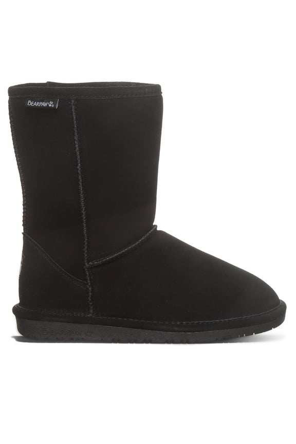 Women's Emma Black Boot Size 8 | Women's Fashion Boot | Women's Slip On Boot | Comfortable Winter Boot