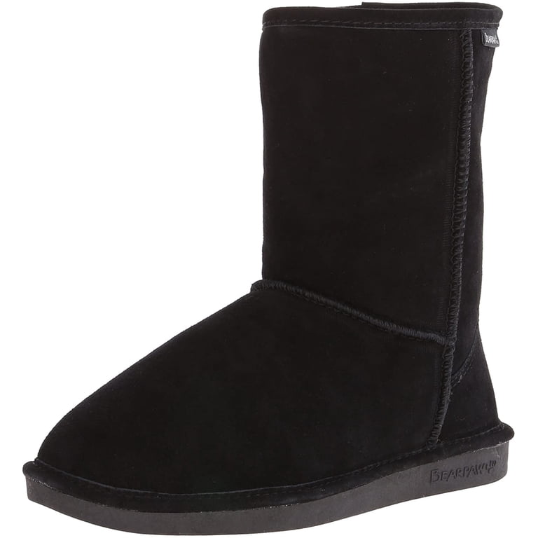 BEARPAW Women's Savannah Oxford Boot - Comfortable Microsuede Chukka With Memory Foam