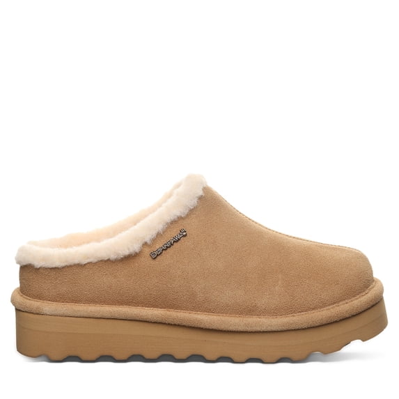 BEARPAW Women's Izzy Platform Lo Iced Coffee Clog Size 7 | Women's Boots | Comfortable Winter Boot