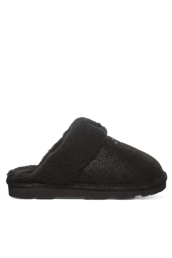 Women's Loki Exotic Black Metallic Size 8 | Women's Slippers | Women's Shoes | Comfortable & Light-Weight