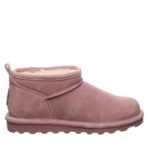 BEARPAW Women's Super Shorty Peony Size 7 | Slip-On Winter Ankle Boot | Comfortable & Easy On Winter Boot