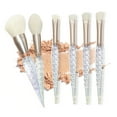 thumbnail image 1 of BEASOFEE Crystal Mermaid Makeup Brushes 6Pcs Travel Set,Powder Foundation Brushes Kit With Makeup Bag, 1 of 7