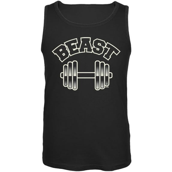 BEAST Mens Tank Top Black LG