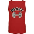thumbnail image 1 of BEAST Mens Tank Top Red MD, 1 of 1