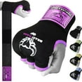 thumbnail image 1 of "BEAST RAGE Boxing Wraps Hand Gel Gloves MMA 75cm Long Wrap Padded Elasticated Quick Boxing Punching Bag Training Muay Thai Hand Wraps set UFC Bandages For Mens Ladies kids (S (Adult), Purple),,, 1 of 8