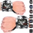 BEAST RAGE Weight Lifting Straps Wrist Wraps Fitness Padded Cotton