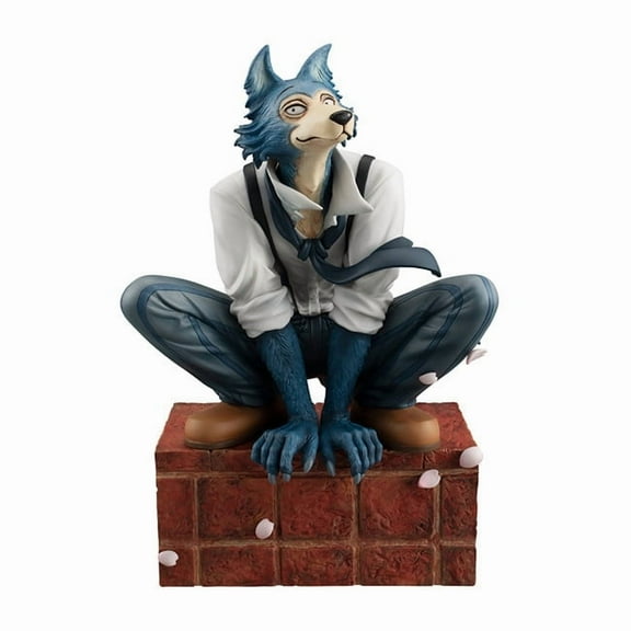 BEASTARS legoshi Wolf Statue Figure Toys