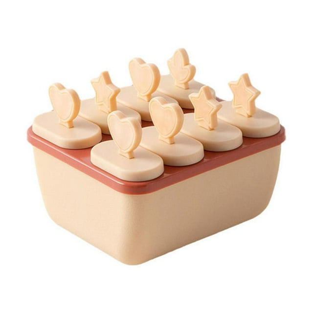 BEATIZ 8Grid Ice Cream Mold For Children DIY Homemade Ice For Popsicl