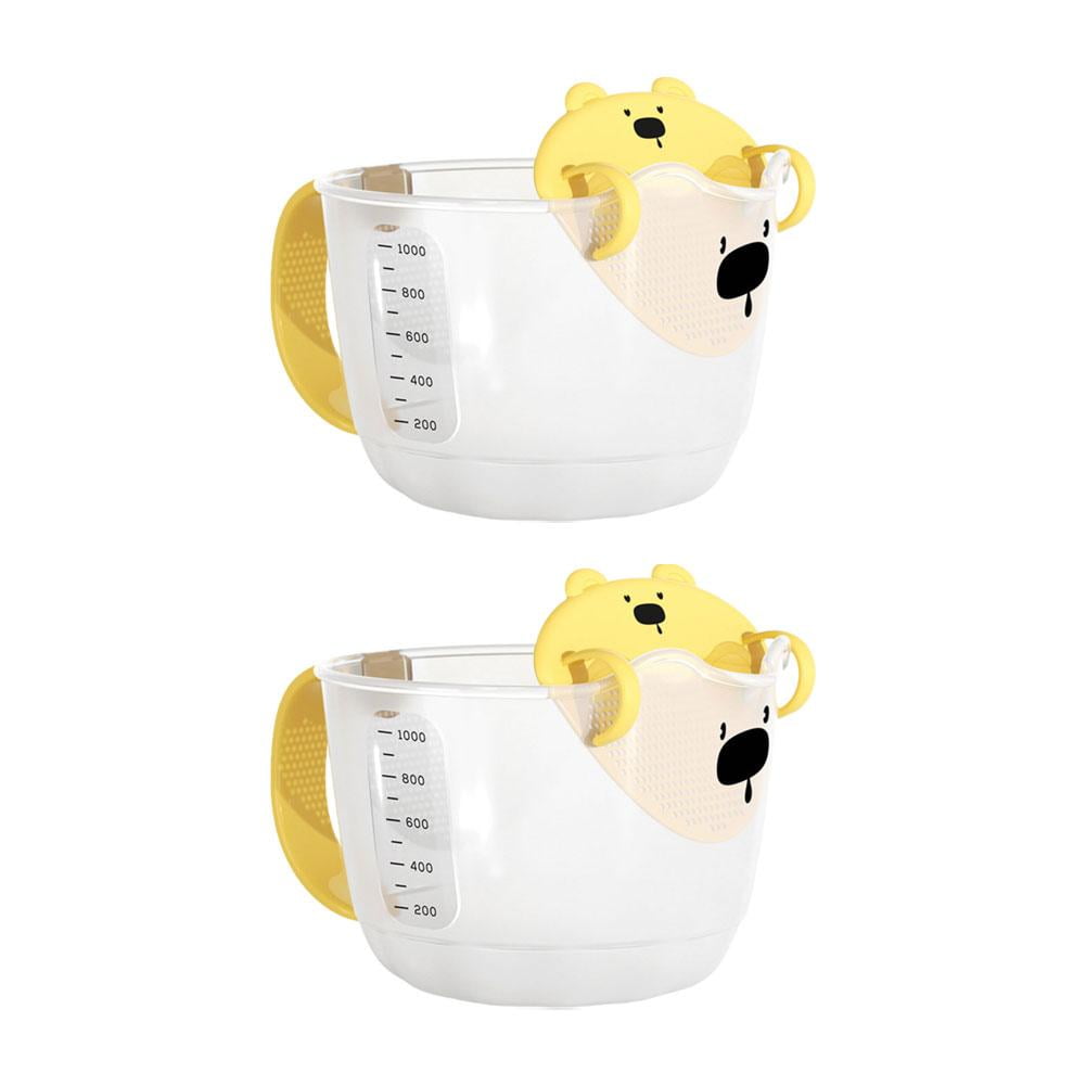 BEATIZ Egg Liquid Filtration Measuring Cup With Scale,with Filter Plate