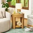thumbnail interactive-video image 1 of Beautiful Drew Side Table, Warm Honey finish, 1 of 10