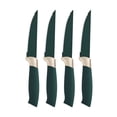 thumbnail image 1 of Beautiful by Drew Barrymore 4 Piece Steak Knife Set, Thyme Green, 1 of 9