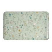 Beautiful Ditsy Botanical Comfort Mat by Drew Barrymore, Green, 32"W x 20"L