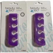 BEAUTY 360 GEL TOE SEPERATORS PACK OF 2