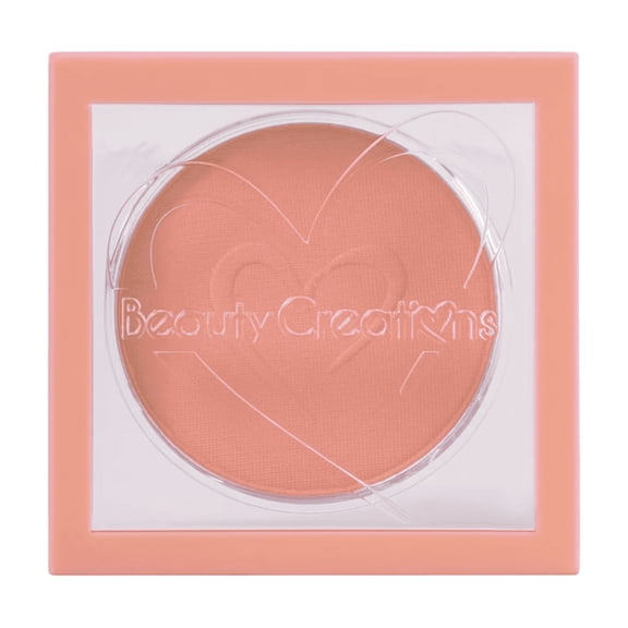 Beauty Creations - Blush Hush Powder Blush, Timid Baby, Creamy Matte Formula, Buildable Coverage, Peach Shade