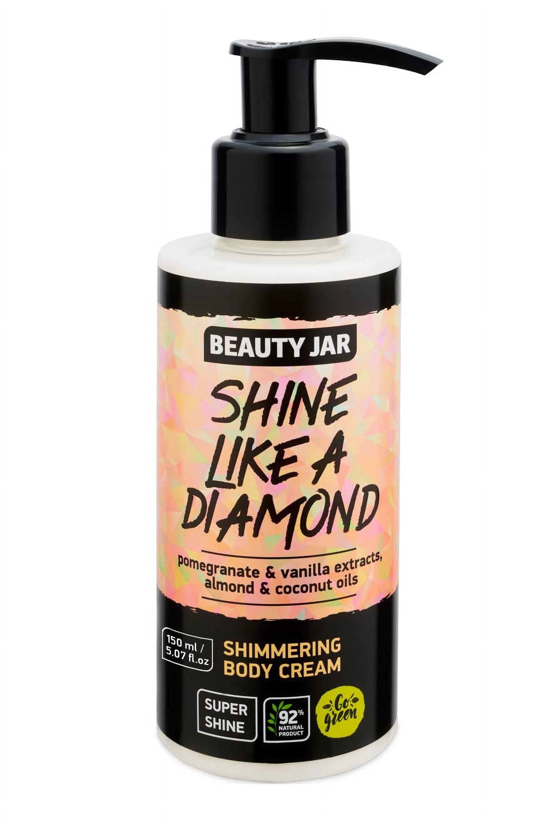 BEAUTY JAR SHINE LIKE A DIAMOND Shimmering Body Cream 5.07 fl oz