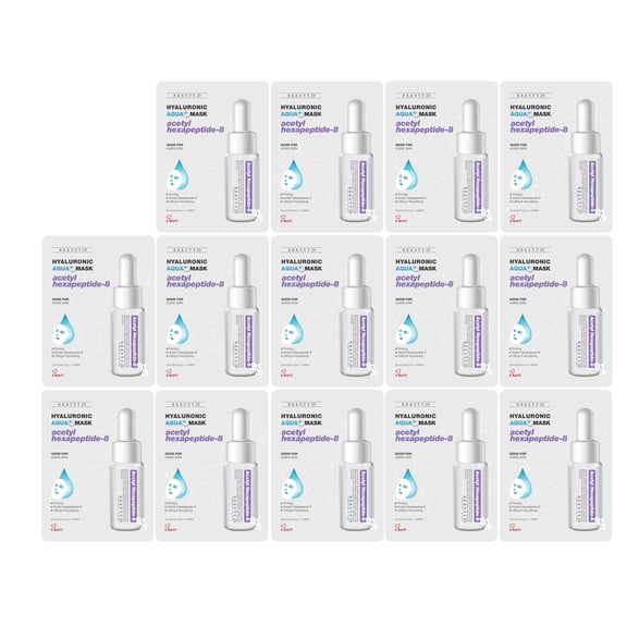BEAUTY29 Hyaluronic Aqua Plus Essence Full Face Facial Sheet Mask 14 Sheets - 2 WEEKS SET
