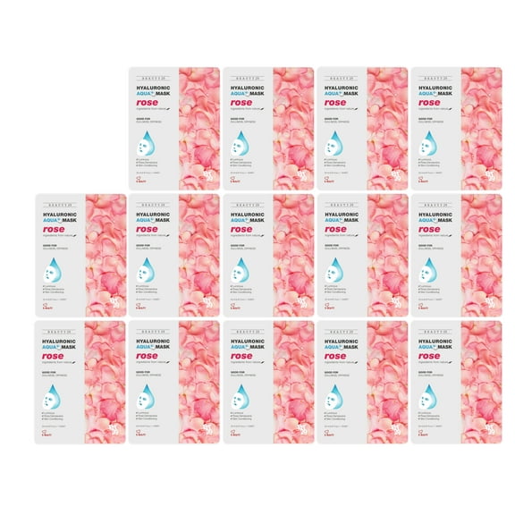 BEAUTY29 Hyaluronic Aqua Plus Essence Full Face Facial Sheet Mask 14 Sheets - 2 WEEKS SET