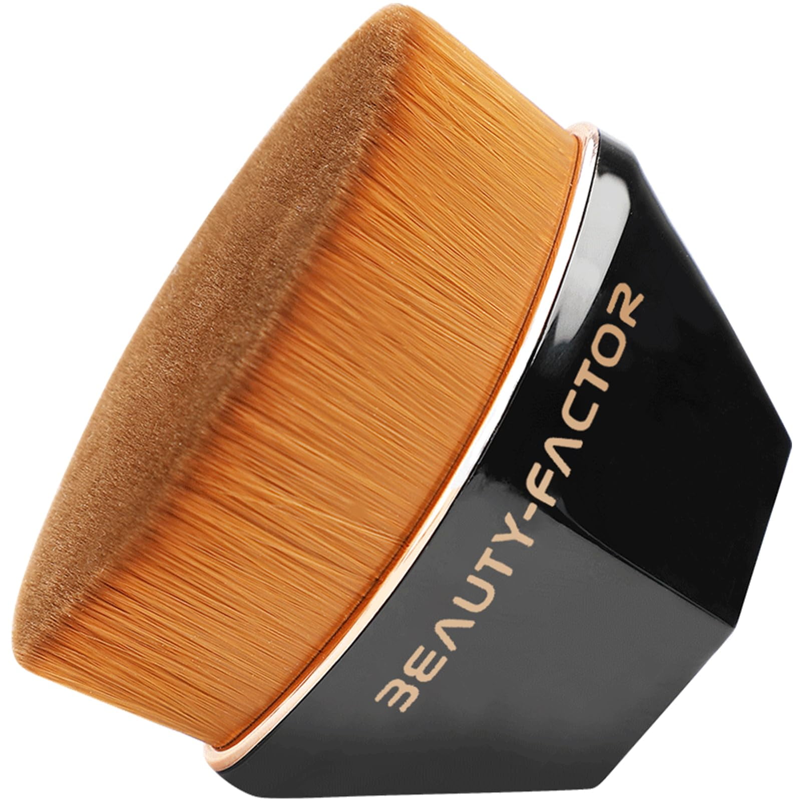 BEAUTYFACTOR Foundation Makeup Brush,Flat Top Kabuki Brush,Foundation