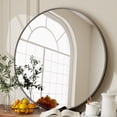 thumbnail image 1 of BEAUTYPEAK 36" Wall Mirror Bathroom Mirror Wall Mounted Round Mirror, Black, 1 of 9