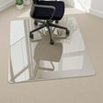 thumbnail image 1 of BEAUTYPEAK 46" x 55" Tempered Glass Office Chair Mat for Carpet or Hard Floor Protection, 1 of 10