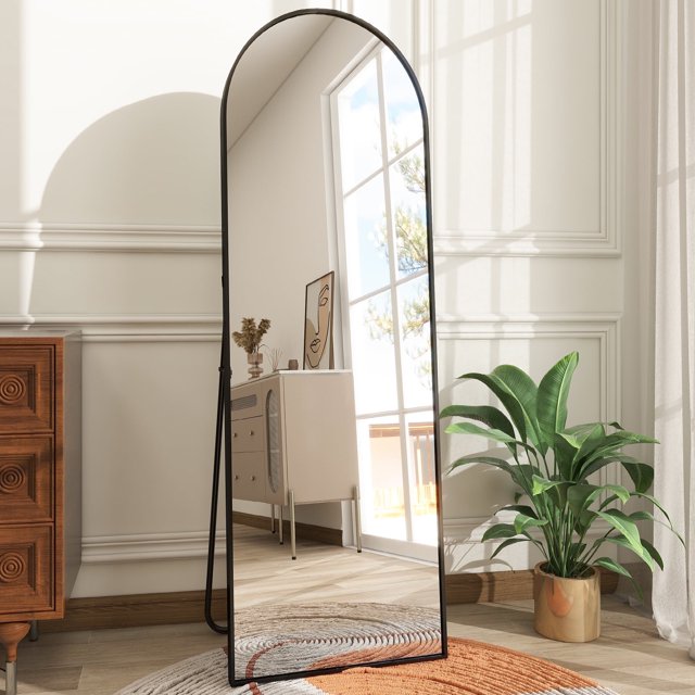 Arched Full Length Floor Mirror